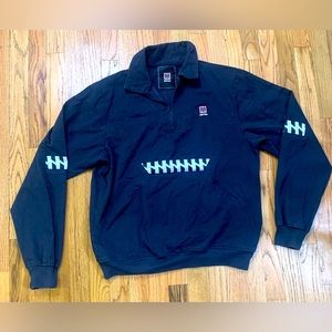 Meyba Pullover Jacket Zip Pockets- Navy - Men’s Medium